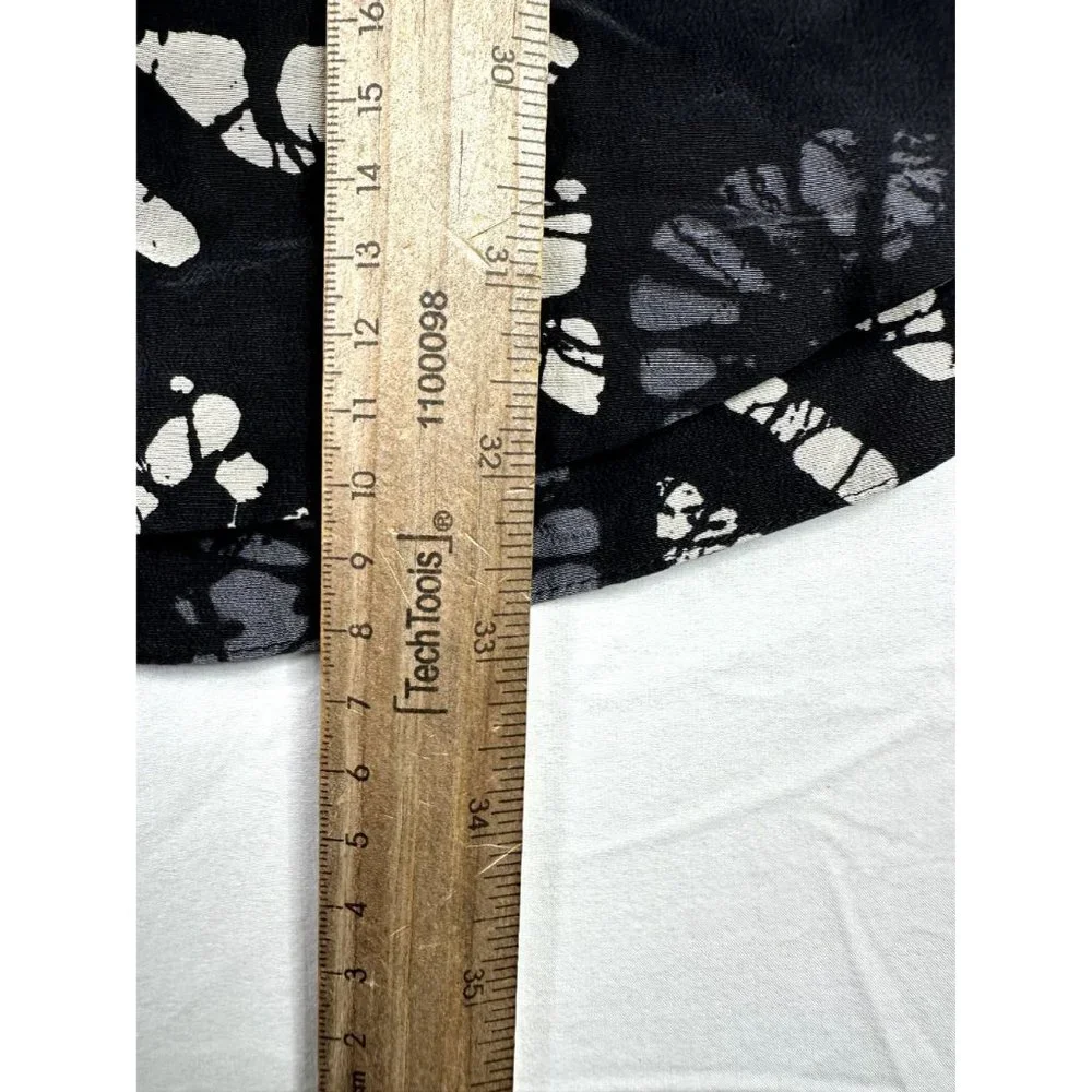 Madewell 100% Silk‎ Mini Dress size 2 Black/White